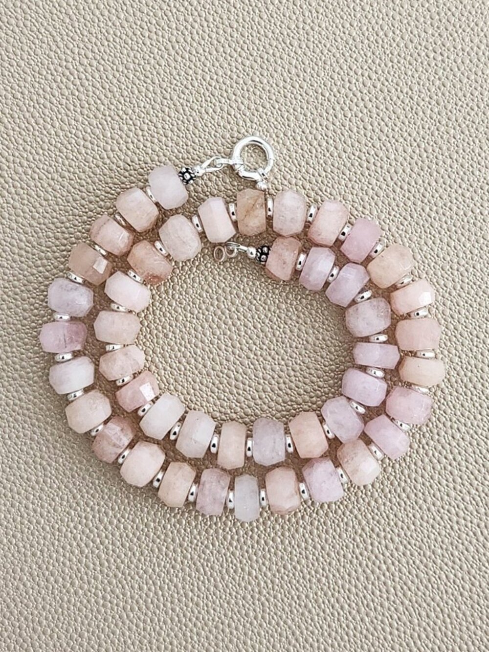 PINK MORGANITE NECKLACE--16"